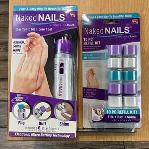 Naked Nails Electronic Manicure Tool Kit with Refills